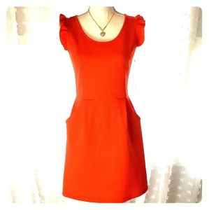 Xhilaration Orange Dress Sz M Like New